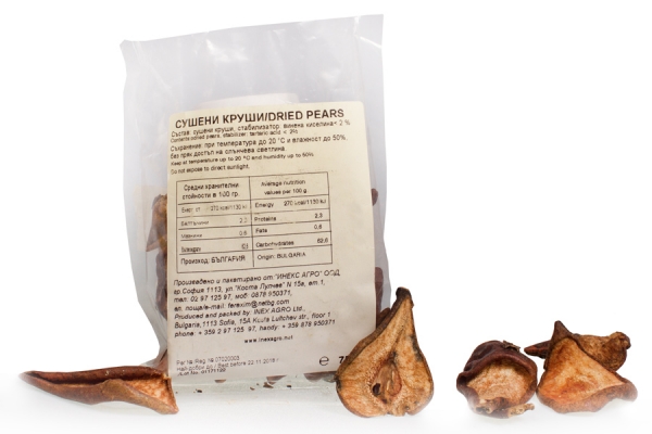 Dried pears